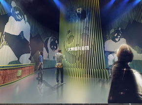 熊猫科普展厅装修设计效果图